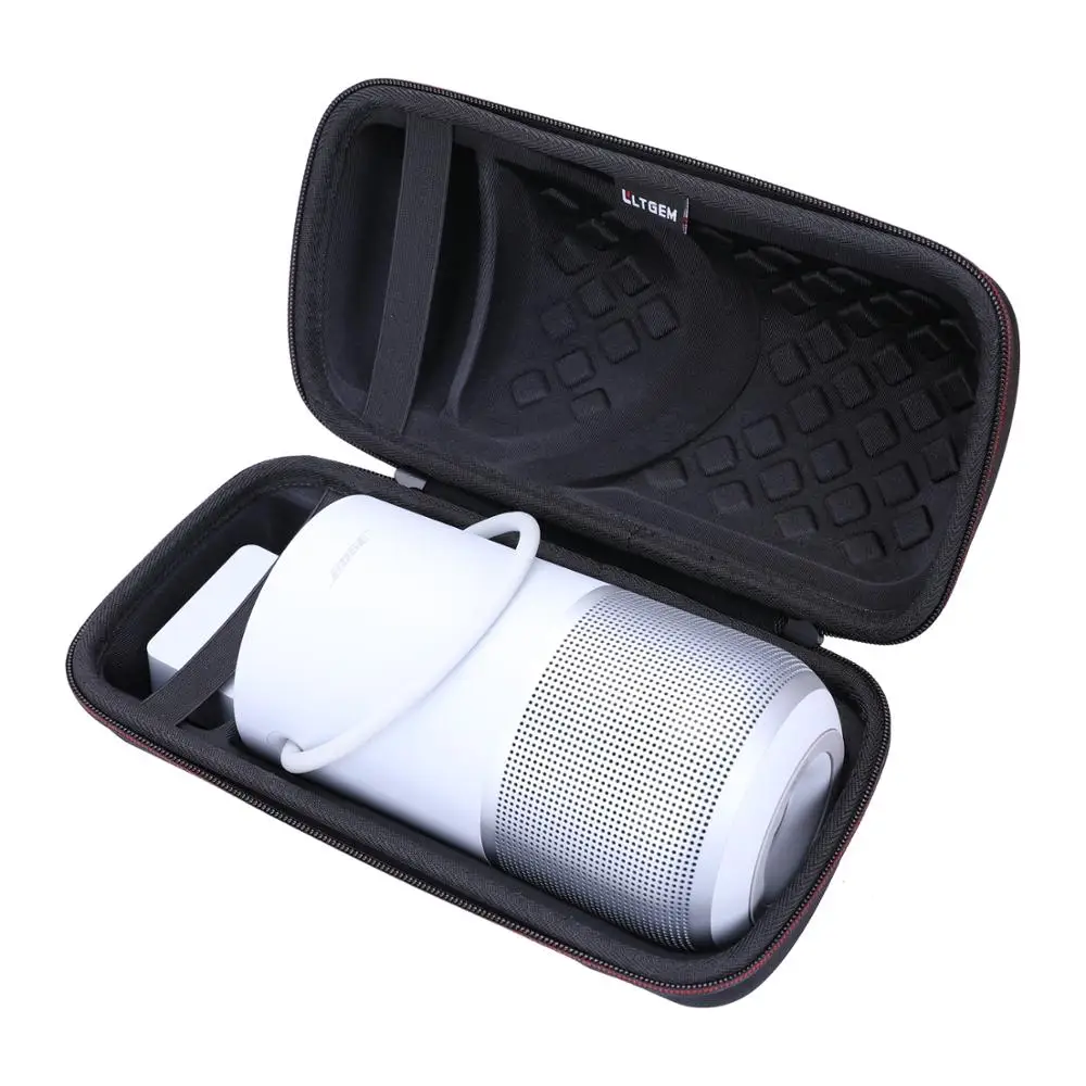 Rígido de Eva Preto para Bose Portátil para Casa com Controle de Voz Ltgem Estojo Alto-falante Alexa Embutido - Image 3