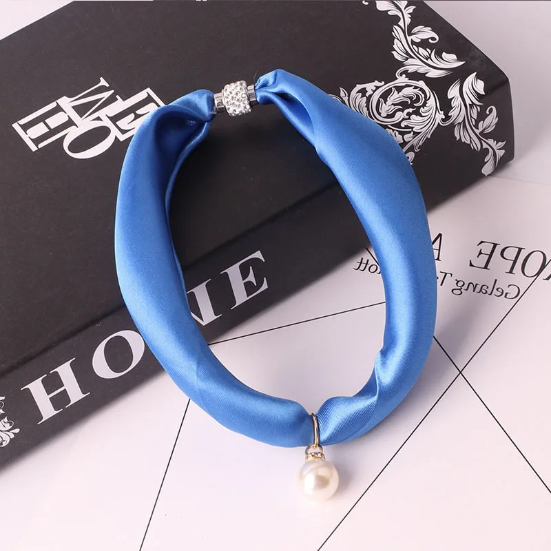 RUNMEIFA Jewelry Statement Necklace Pendant Scarf Women Bohemia Neckerchief Foulard Femme Accessories Hijab Stores
