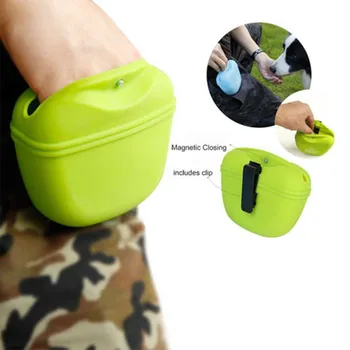 

Pet Training Silica Gel Pocket Silicone Dog Treat Bag Food Snack Pouch Haversack