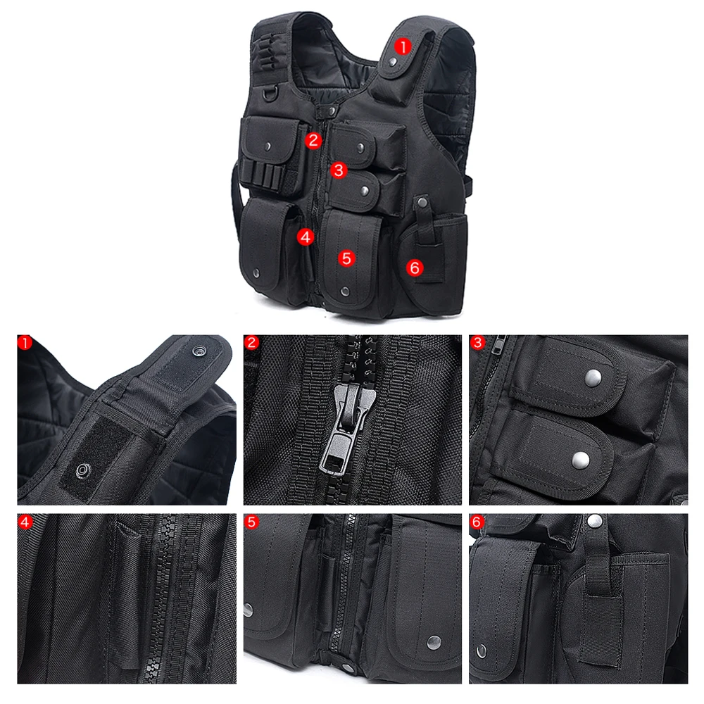 Регулируемый боевой тренировочный полицейский жилет, защитный жилет для груди, защитный жилет, жилет для переноски