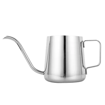 

Long Narrow Spout Coffee Pot (12oz /350ML) - 304 Stainless Steel with Hanging Ear Hand Blunt Pouring Over Gooseneck Kettle for C