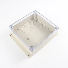192x188x70 мм ABS IP65 водонепроницаемая Пластиковая распределительная коробка для проводов с установленными распределениями прозрачный корпус проекта