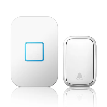 

5PCS CACAZI Home Wireless Self-powered Doorbell US EU UK Plug Receiver 150M Remote Calling Bell No Battery Required Button