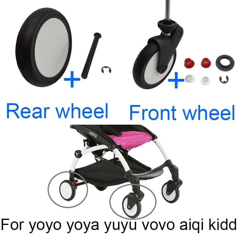 Новая детская коляска Yoya аксессуары 1:1 переднее и заднее колесо с инструментом подходит Babyzenes yoyo YuYu Vovo aiqi Babytime Babysing