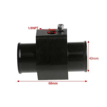 

Car Temperature gauge adapter Auto Universal Aluminum+Stainless Steel Hose
