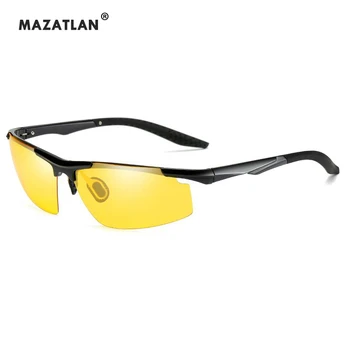 

Brand half frame polarized sunglasses men outdoor driving fishing goggles ladies fashion glasses male Gafas de sol UV400