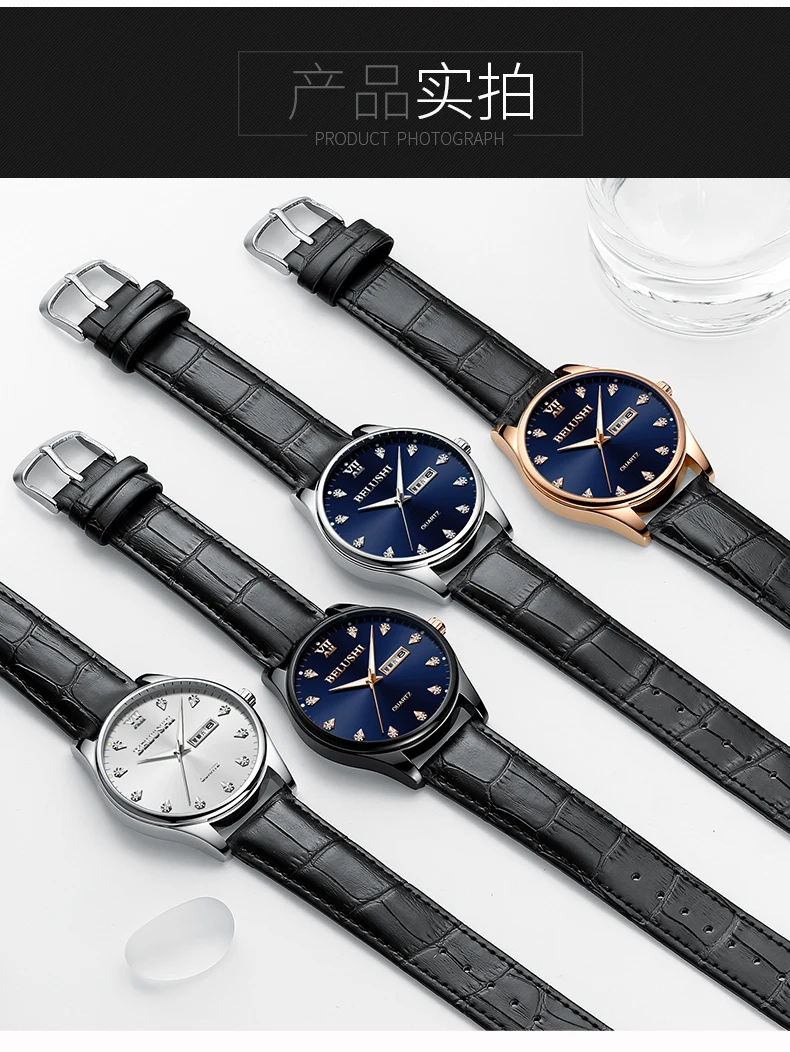 Модные мужские часы Топ бренд класса люкс наручные часы черные часы мужские полностью стальные водонепроницаемые Бизнес Кварцевые часы Relogio Masculino