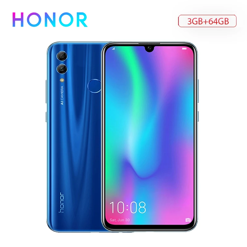 Honor 10 Lite глобальная версия смартфона Kirin 710 Восьмиядерный мобильный телефон 6 21