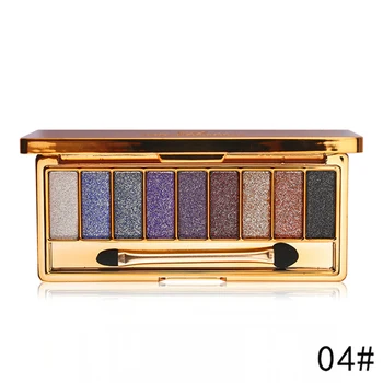

9 Color Matte Shiny Eyeshadow Palette Long Lasting Waterproof And Sweating Shiny Nude Makeup Palette