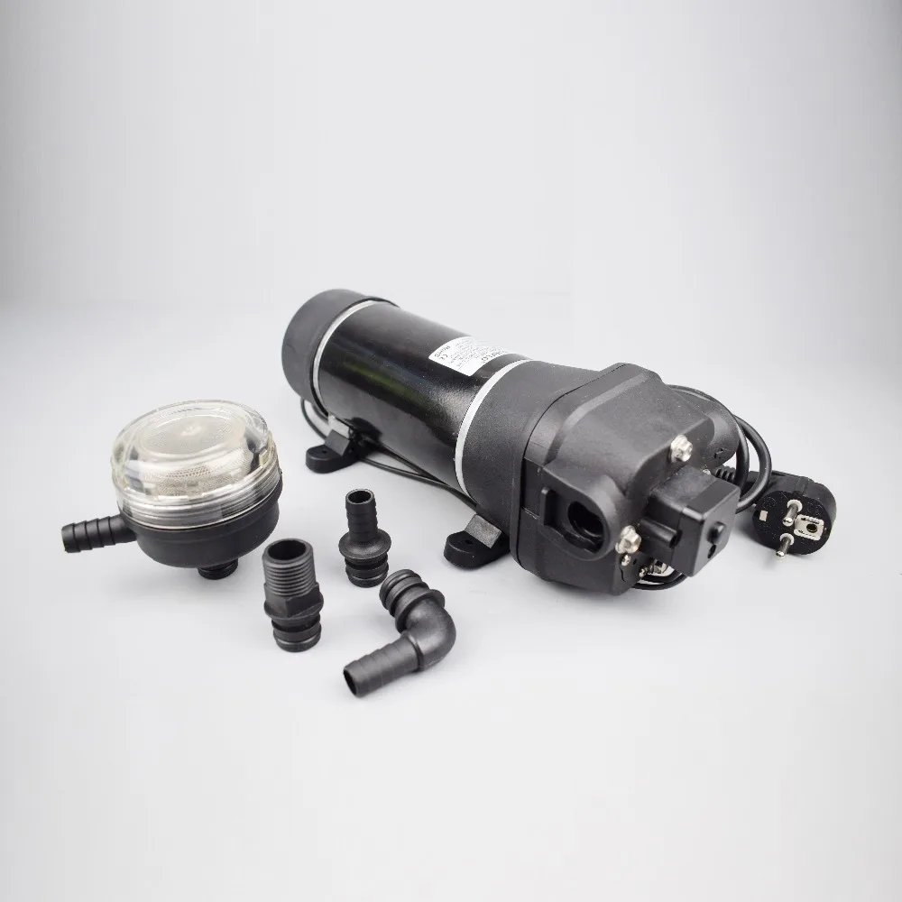 SURFLO KDP-43 AC 110-120V electric mini pressure water pump 17L/min 40psi handling hot water up to 54C degree outdoor showering