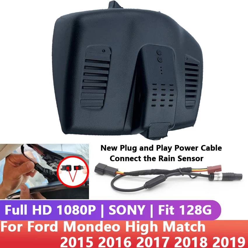 1080P Автомобильный видеорегистратор Wifi камера Full HD оригинальный для Ford Mondeo
