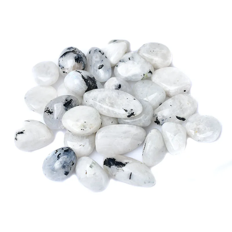 Natural Moonstone Crystal Quartz Gravel Specimen 10-30mm Healing Stone Reiki for Aquarium Home Decor Handmade Diy Gift 6