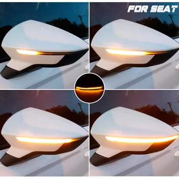 

LED Repeater Light Mirror Flashing Light Side Wing Dynamic Turn Signal Blinker For Seat Leon III 5F ST FR Cupra Arona KJ7