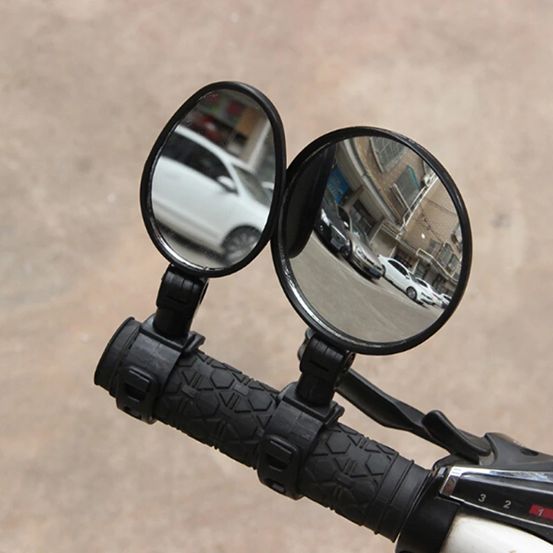 Miroirs en verre de grand angle de guidon de guidon de grand vélo de