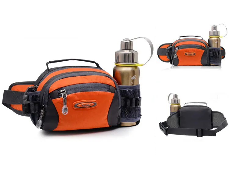 Водонепроницаемая нейлоновая уличная спортивная сумка для бега, велосипедная альпинистская Спортивная поясная сумка, многофункциональная сумка для бутылки с водой, Сумка для кемпинга, похода