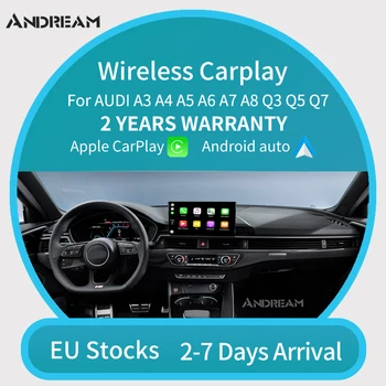

Wireless Apple Carplay Android Auto Module For AUDI B9 A5/S5/A4/A3 A6 A7 A8 Q2 Q3 Q5 Q7 B9 S5 MMI System Mirror-link Siri Voice