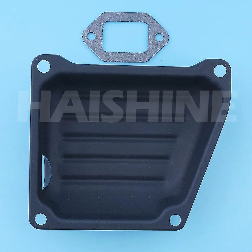 Muffler Exhaust Front Cover Gasket Kit For Stihl 064 066 MS650 MS660 Chainsaw Dual Port Type Replacement Spare Part