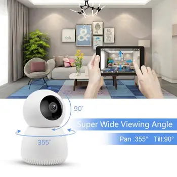 

Hot Sale Monitor Camera Delicate Design Y12 WIFI HD 1080P IP Camera Night Vision Cloud Storage Camcorder Support TF Card