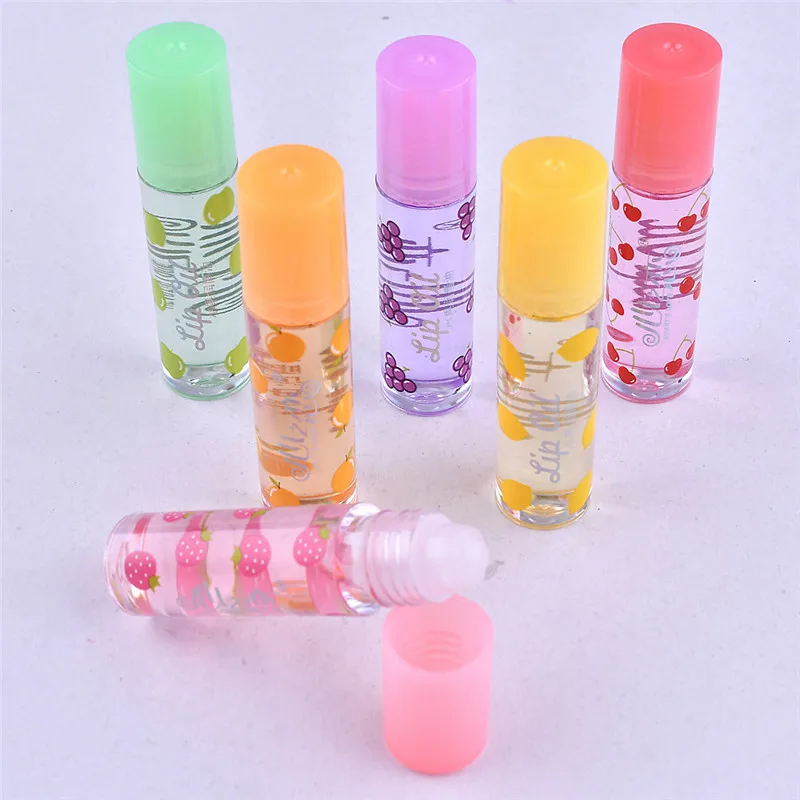 Moisturizing Strawberry Lip gloss Cute Flowers Colorless Lip gloss Transparent Liquid Lip gloss Lip oil for Women Lips Tint Care