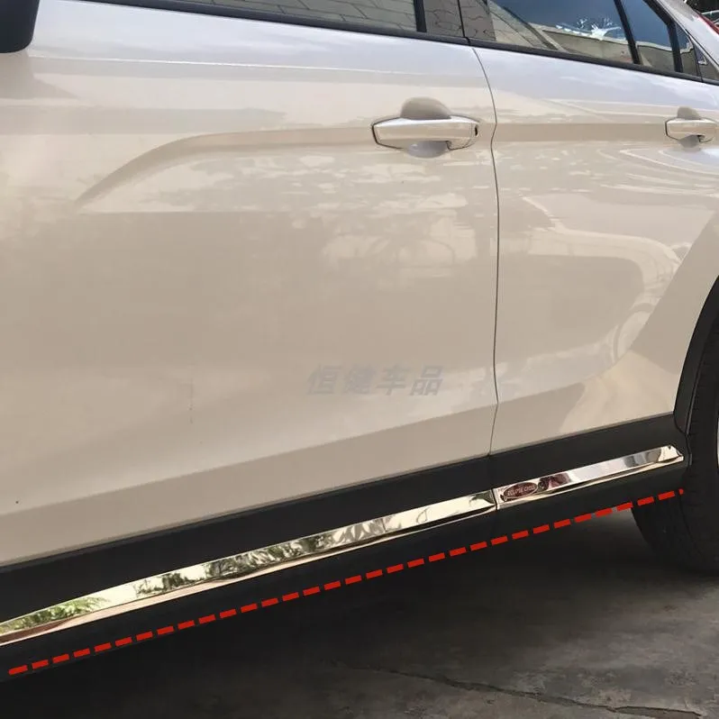 Для Mitsubishi Eclipse Cross 2018-2019 Высококачественная отделка кузова из нержавеющей стали
