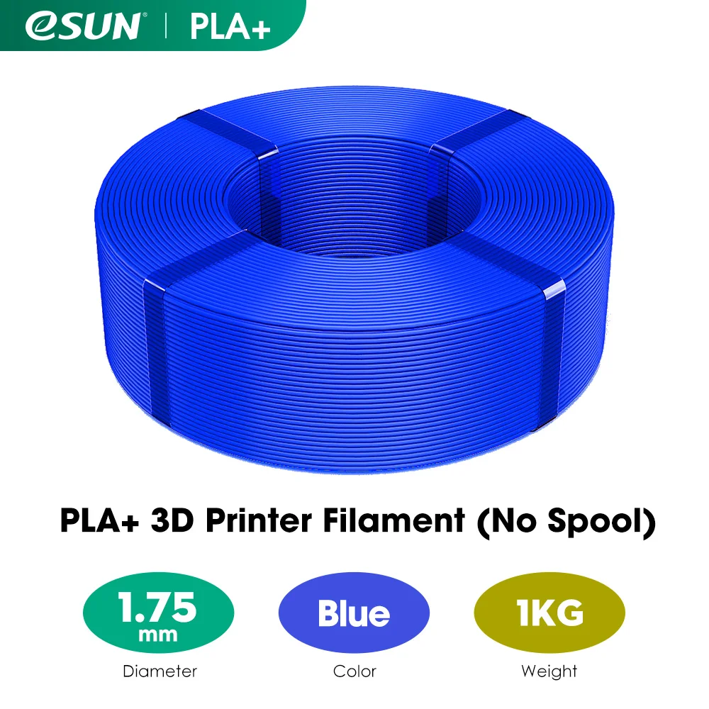 eSUN 3D Filament Reusable Spool Refill Transparent 3D Printing Removable Filament Spool For 1KG PLA PETG Spooless Refilament abs pla petg 3D Printing Materials