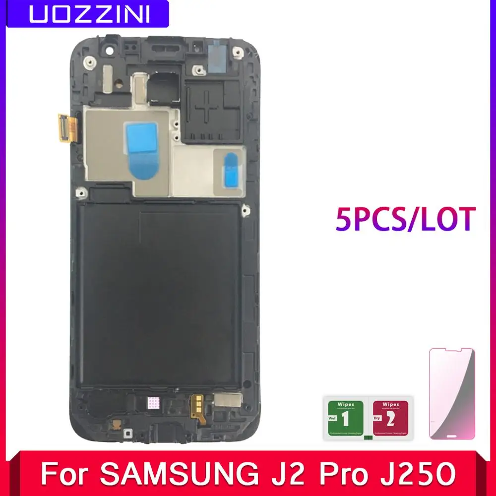 5 шт./лот 100% протестированный ЖК-дисплей для Samsung Galaxy J2 Pro 2018 J250 J250F SM-J250F/DS сенсорный