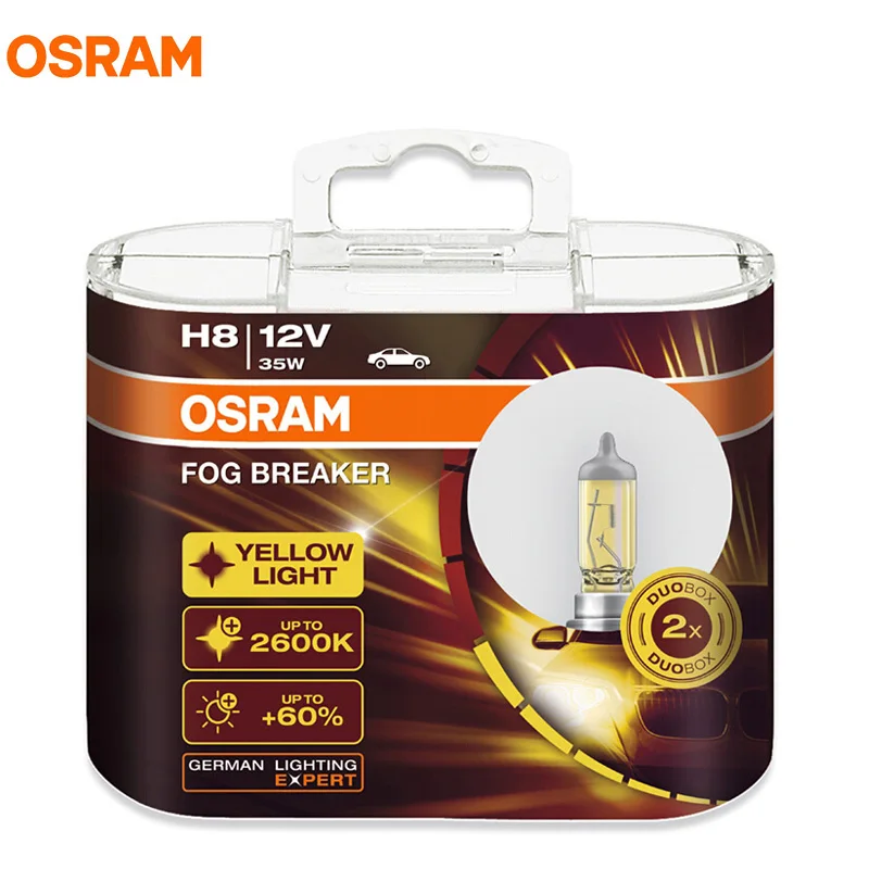 Галогенная лампа OSRAM H1 H3 H4 H7 H8 H9 H11HB3 HB4 12 В для автомобильных фар ближнего и