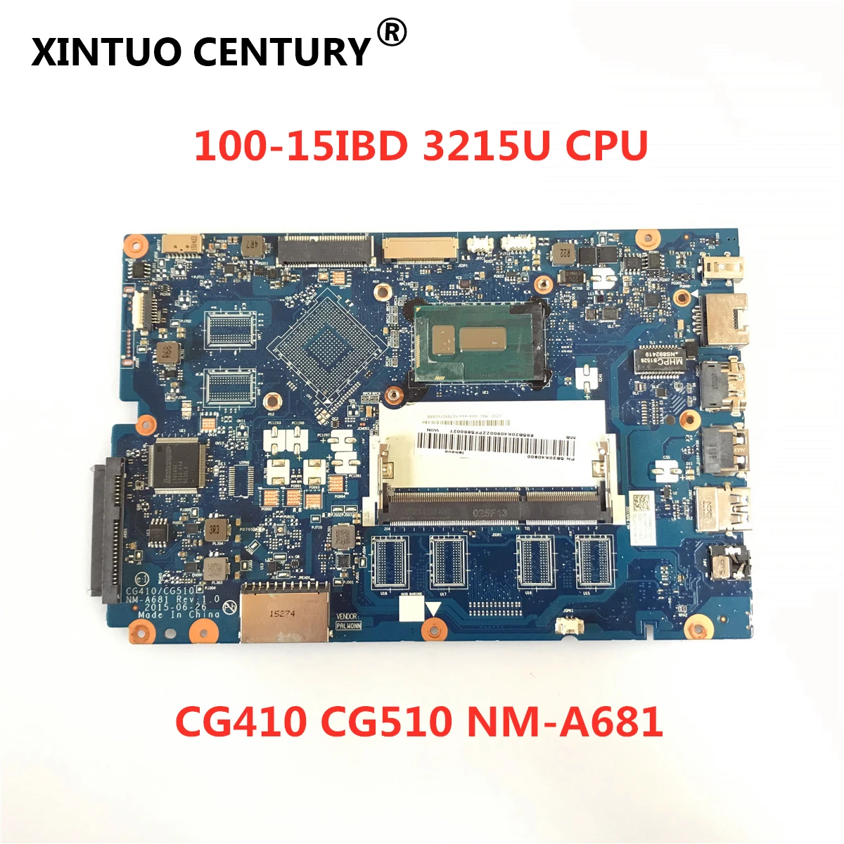 NM-A681 материнская плата для ноутбука Lenovo Ideapad 100-15IBD 100 15IBD CG410/CG510 Ноутбук