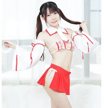 

Sexy Womens Halloween Costumes French Maid Uniforms Harajuku Japanese Backless Cute Lolita Maid Outfit Kawaii Temptation Bikini