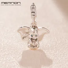 Серебро 925 ювелирные изделия Dumbo Подвески 925 пробы серебро Шарм подходят бусины браслеты ожерелья DIY Подвески для изготовления ювелирных изделий