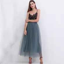 100 см Новое поступление женские платья Длинные тюлевые юбки длина до пола юбки-пачки для взрослых свадебные Лолита пояса юбки подружки невесты