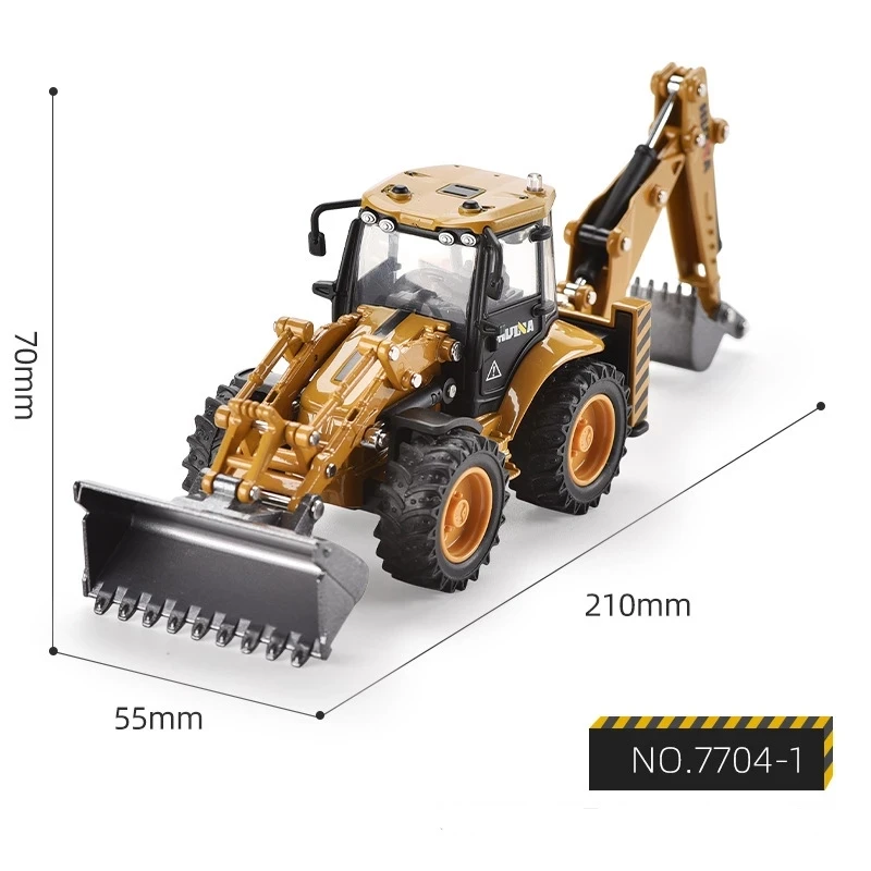 1:50 Alloy Diecast Excavator Shovel Loader Forklift Engineering Vehicle Toy Gift 