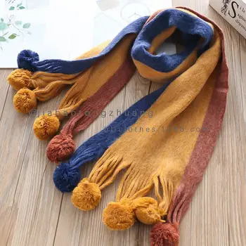 

Children Accessories Boys Girls Children Scarf Neck Scarves O ring Shawl Gray scarf