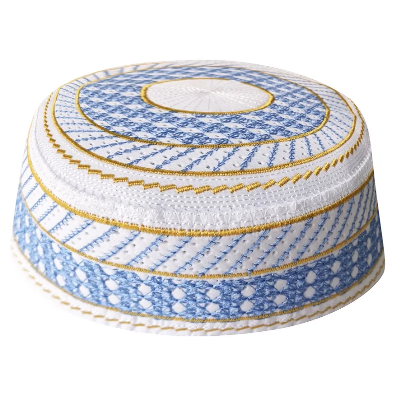 Мужские мусульманские шапки Topi Kufi для молитвы тюрбан Индио намаз куфай
