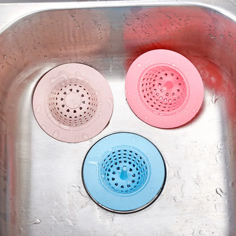 Kitchen Dishwasher Sink Filter Bathroom Floor Drain Sink Strainer Cover Hair Anti-clogging Sewer Drain Cover Home Accessories
