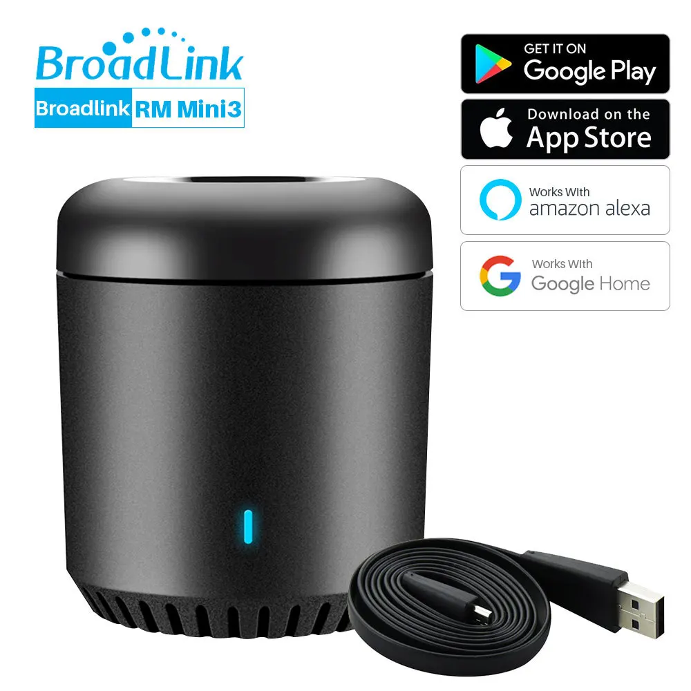 Broadlink RM Mini 3 ИК пульт дистанционного управления устройство для автоматизации