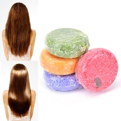 4 Styles Repair Hair Deep Nourish Hair Shampoo Soap Handmade Soaps Fragrant Jasmine Shiny Smooth Hair Shampoo Soap