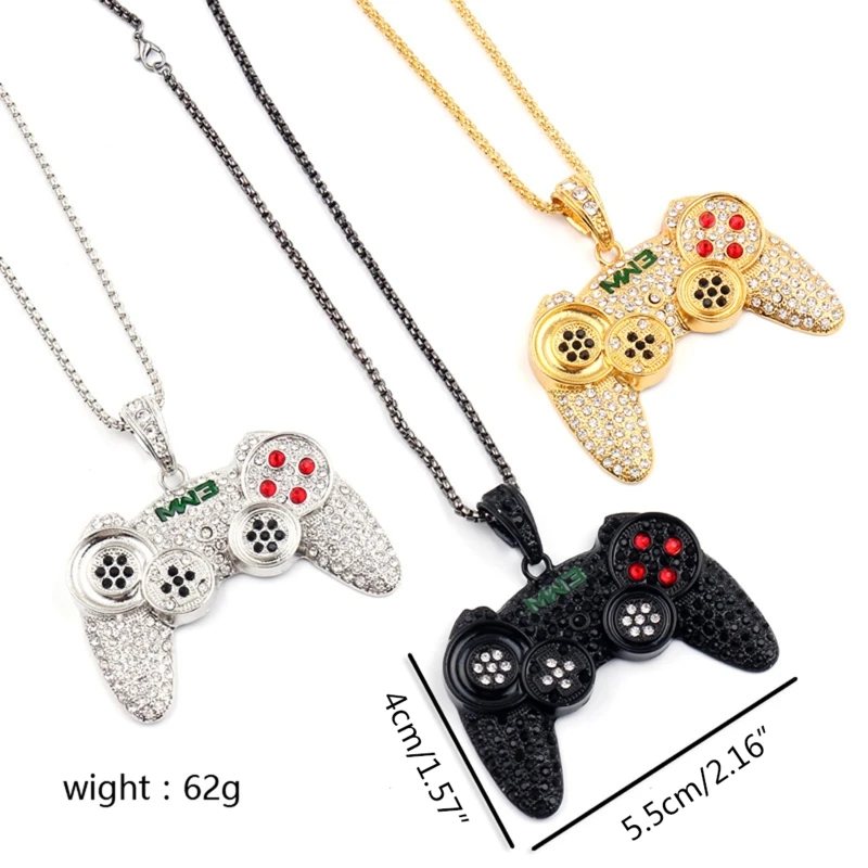 Iced Out игровой контроллер подвеска на ручку ожерелье|Цепочки| |