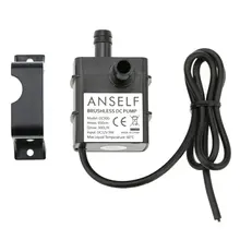 Bomba sem escova ultra silencioso mini bomba de água sem escova 12v elevador fonte submersível aquário circulação dc12v qr30c