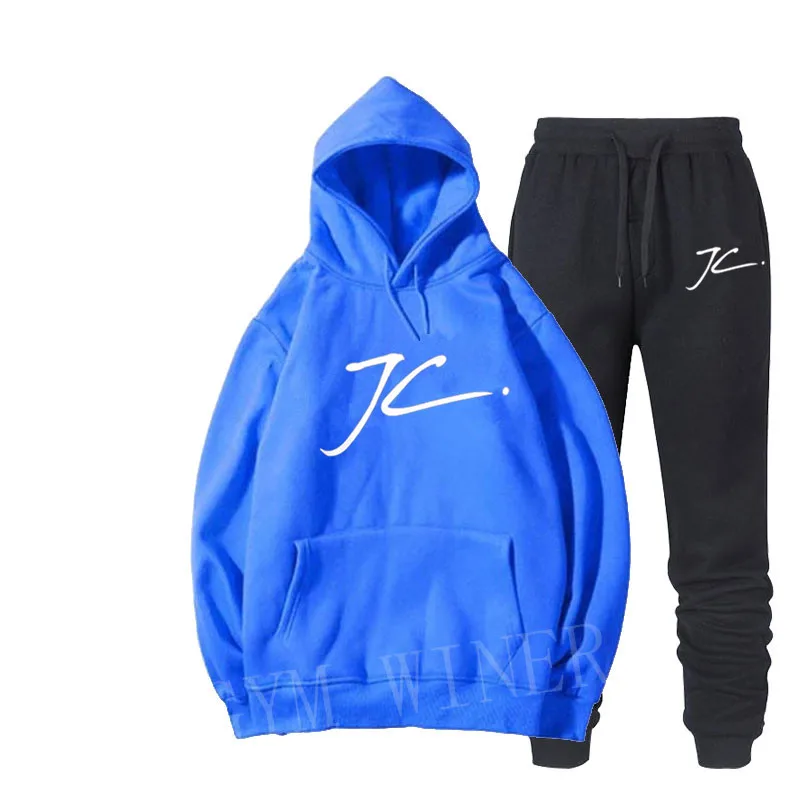 jc Brand Clothing Men's Casual Sweatshirts Pullover Cotton Men Tracksuit Hoodies Two Piece +pants Sport Shirts Autumn Winter Set jc Brand Clothing Men's Casual Sweatshirts Pullover Cotton Men Tracksuit Hoodies Two Piece +pants Sport Shirts Autumn Winter Set
