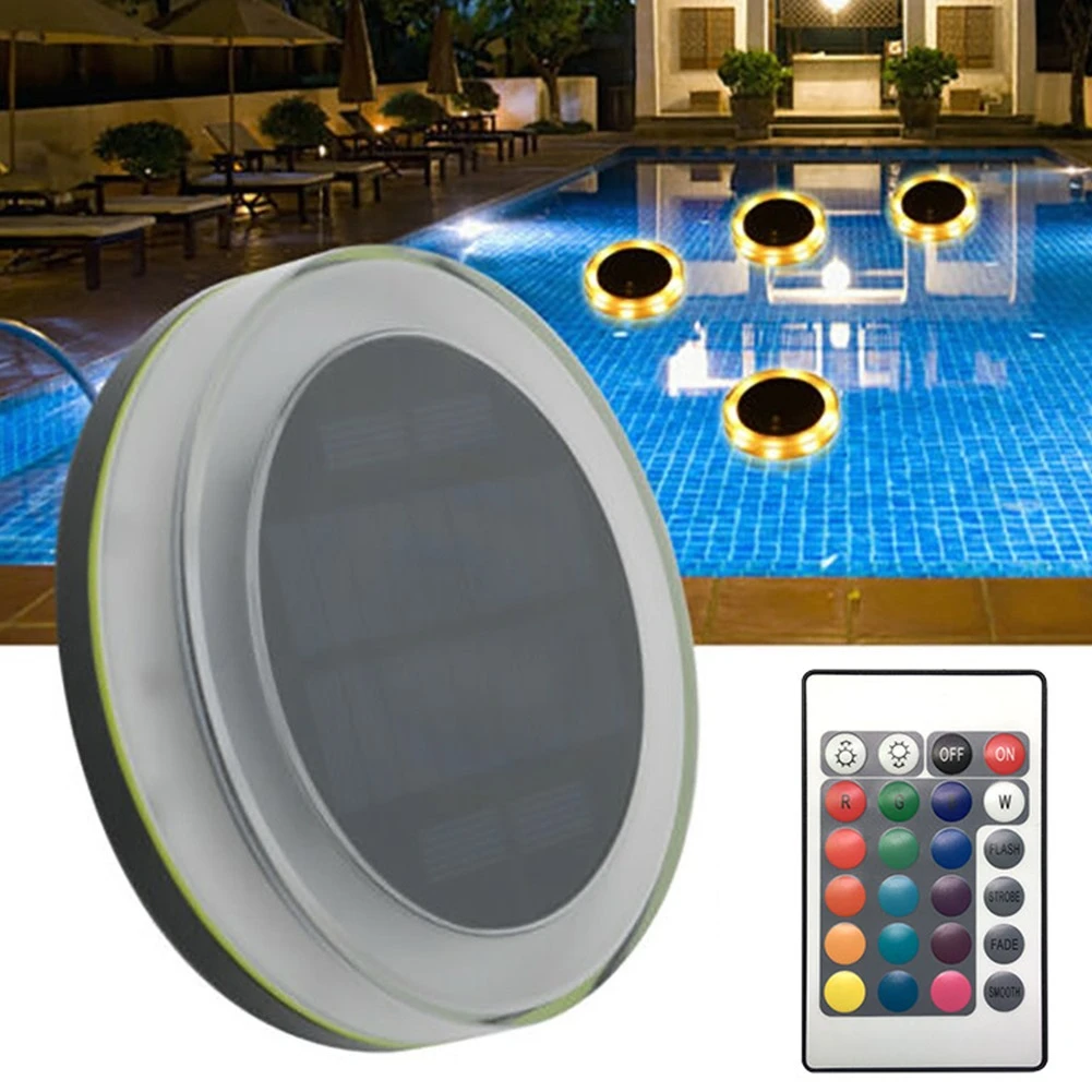 Solar Power Underwater Floating Lamp LED Light For Pond Swimming Pool Party Solar Power Underwater Floating Lamp LED Light For Pond Swimming Pool Party