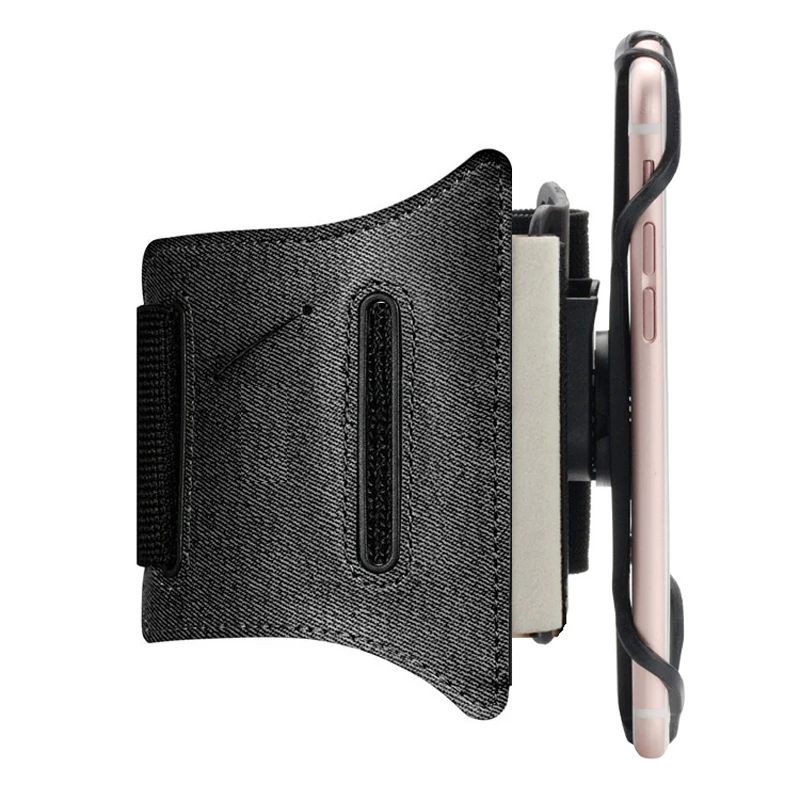 Unisex Sports Case For Jogging Running Bag On The Arm Detachable Rotatable Wristband Mobile Phone Holder