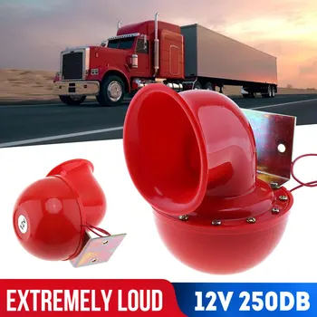 

Vehemo 12V Electric Bull Horn 250DB Bull Air Horn Super Loud Sound for Car Truck Taxi