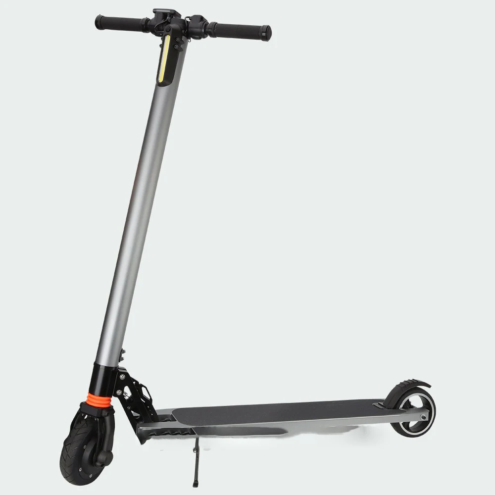 Discount Long 30km Range Ce Rohs Certificate Foldable Aluminum Alloy Electric Moped patineta electrica 2