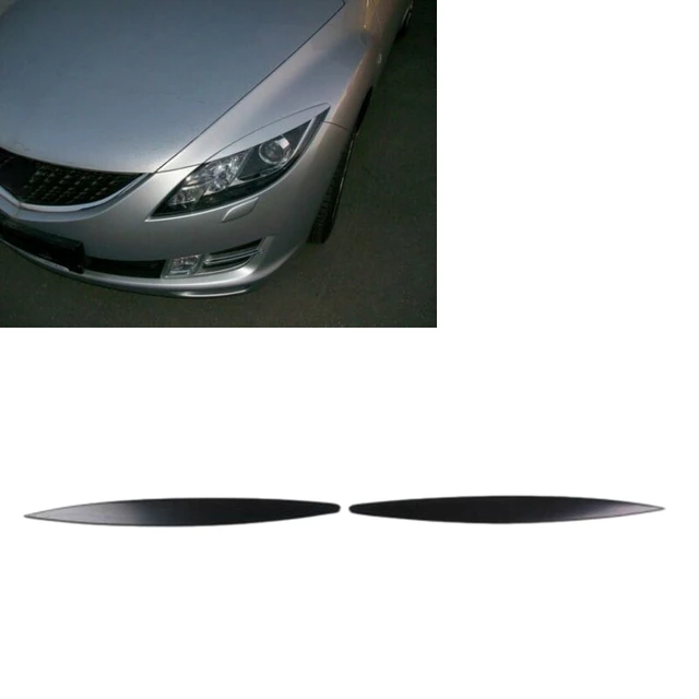 Cejas de párpados de coche, cubiertas de faros de pestañas para Mazda 6 GH  / Atenza 2008-2012, 2 piezas - AliExpress
