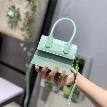 

Mini Small Square bag 2020 Fashion New Quality PU Leather Women's Handbag Crocodile pattern Chain Shoulder Messenger Bags Mini