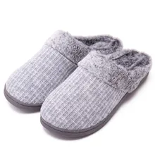 Perimedes тапочки на плоской подошве; мужские зимние однотонные домашние тапочки; Повседневная Удобная обувь на плоской подошве для мужчин; chaussures для дома