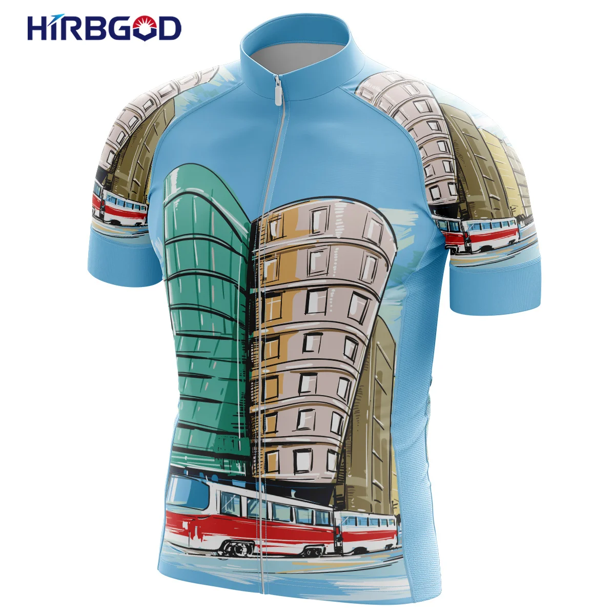 Custom printed cycling jersey Personalised cycling jersey Men's bikewear