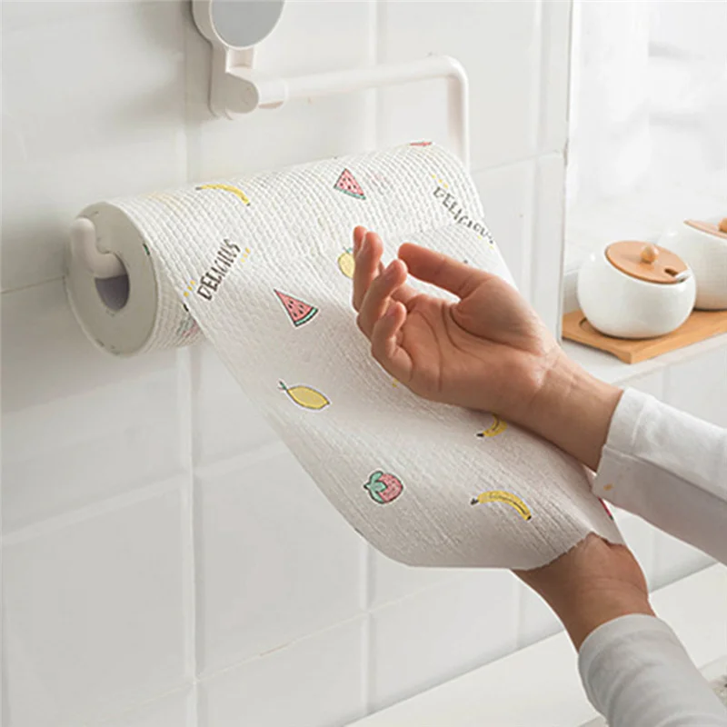 Одноразовая салфетка для очистки кухонной посуды, бумажная ткань для мытья кухонных окон с высокой впитываемостью воды, мебельные инструменты, новинка