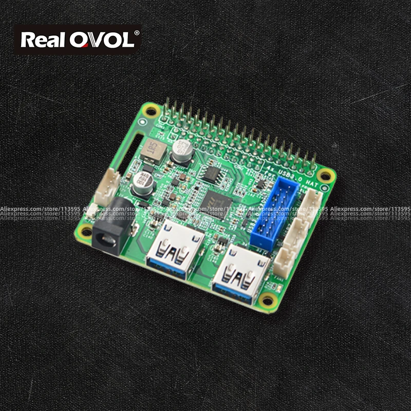 RealQvol Friendlyarm PCIe USB 3,0X4 шляпа для M4 Мощность/вентилятор Интерфейс 40-контактный разъем заполнены